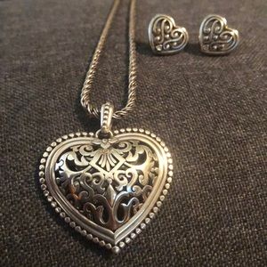 Brighton long Necklace & Earrings set